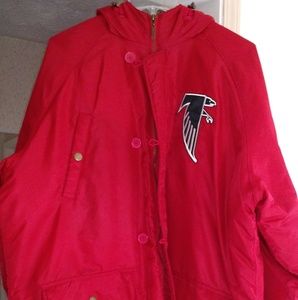 NWT Atlanta Falcons Mitchell & Ness Hoodie Jacket